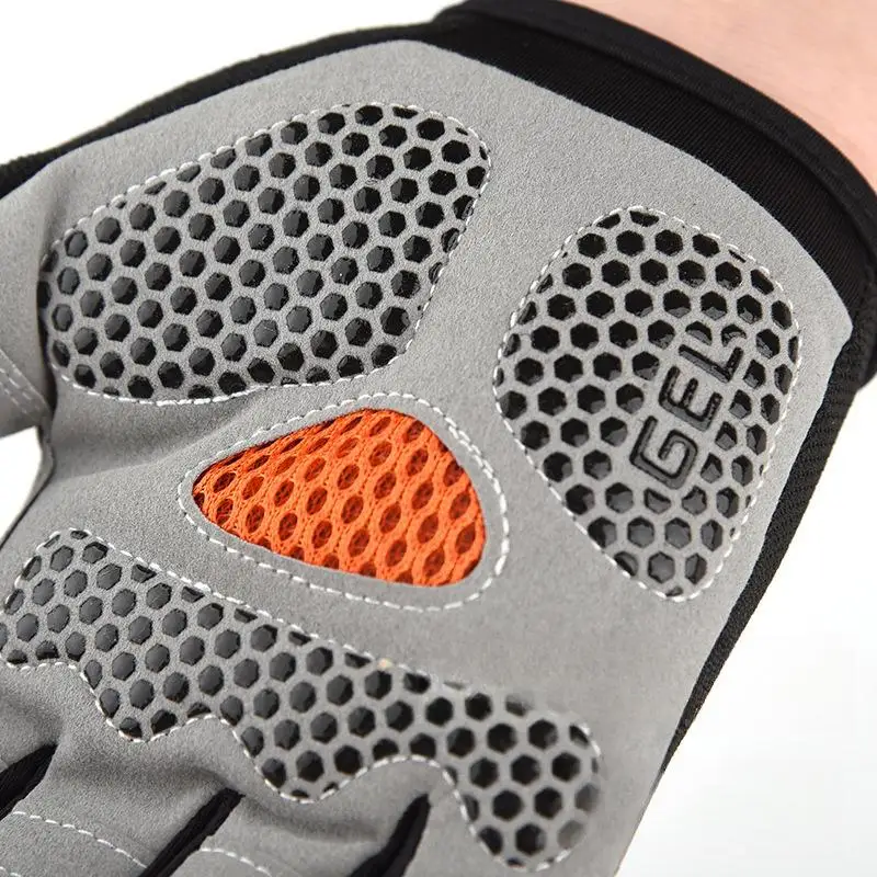 Half Finger Cycling Gloves Men Women Anti Slip Shock Breathable Summer Bicycle Fingerless Sports Gym Training Bike