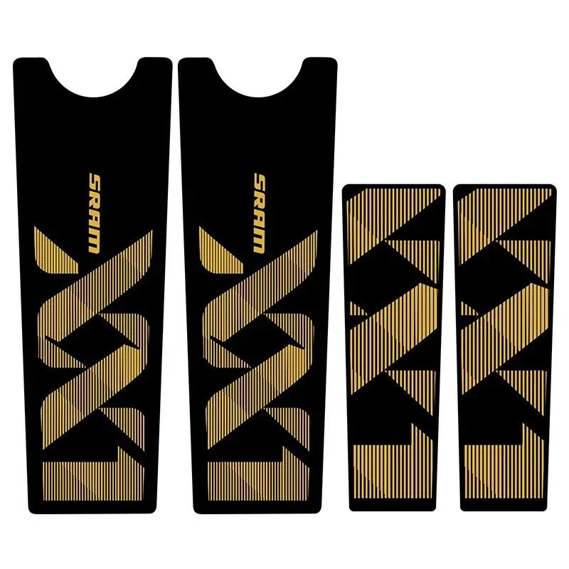 4Pcs SRAM XX1 Colorful Decal Set Stylish Vinyl Stickers for Bike Cranksets Laptops Skateboards Water Bottles