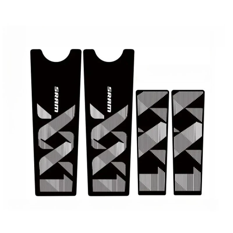4Pcs SRAM XX1 Colorful Decal Set Stylish Vinyl Stickers for Bike Cranksets Laptops Skateboards Water Bottles