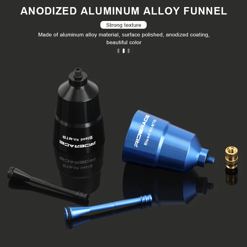Bicycle Disc Brake Bleed Kit MTB Road Bike Disc Brake Oiling Tool Funnel Bleed Adapter Kit Cycling Repair Tools For Shimano
