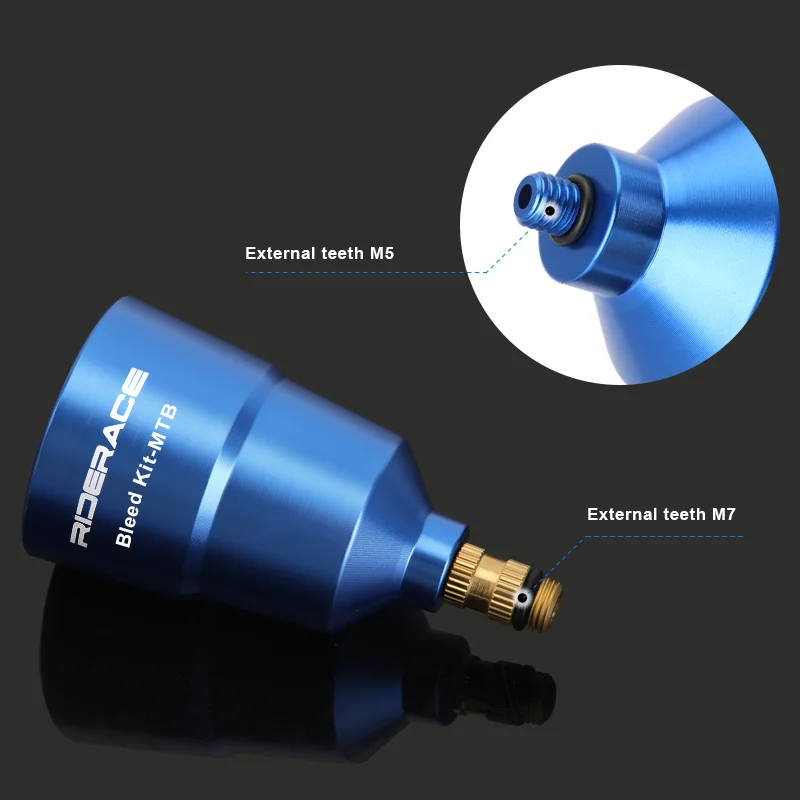 Bicycle Disc Brake Bleed Kit MTB Road Bike Disc Brake Oiling Tool Funnel Bleed Adapter Kit Cycling Repair Tools For Shimano