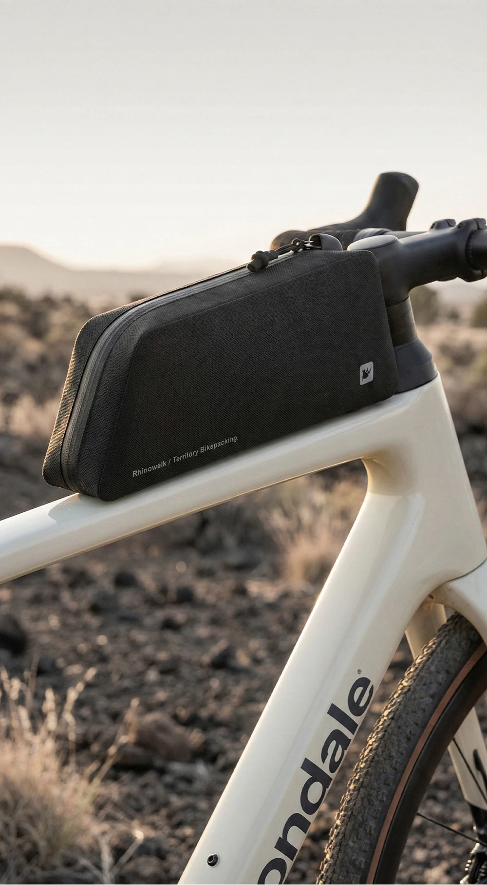 Rhinowalk Bike Top Tube Bag 1L Waterproof Cycling Frame Storage Luggage Backpacking For MTB Gravel Phone Bag Bike Accessories