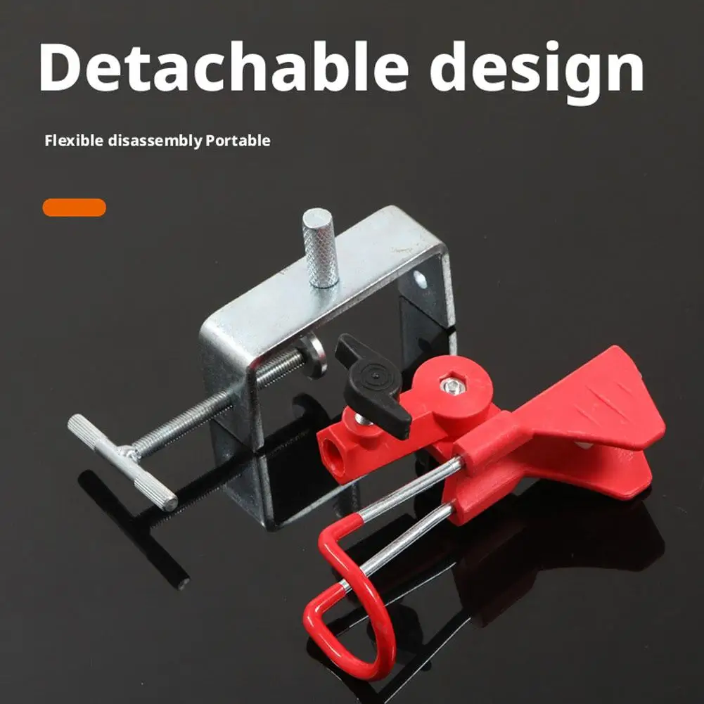 Boat Fishing Rod Holder Adjustable Non Slip Metal Base Clamp on Rod Rest Rack Edges Dock Rod Rest with Clamp Bracket