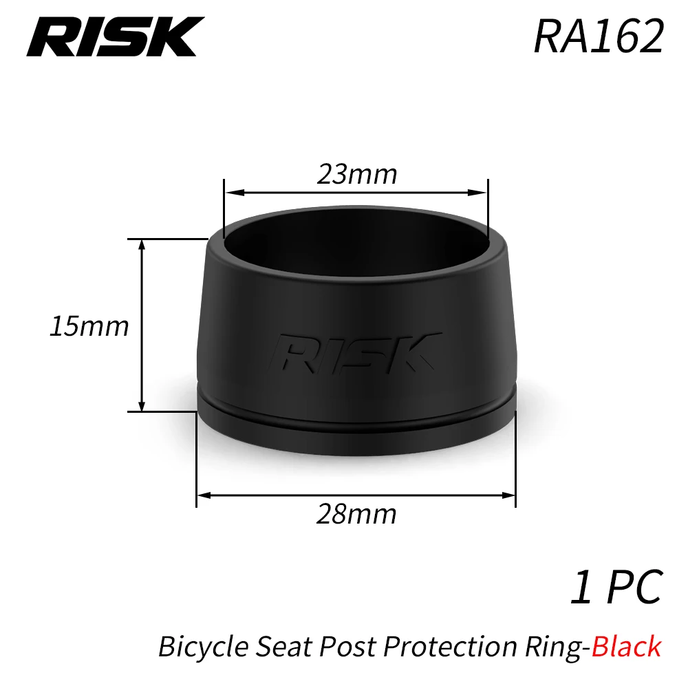 RISK Bicycle Seat Post Rubber Ring Dust Cover Cycling Silicone Waterproof Mountain Bike Seatpost Protective Ring