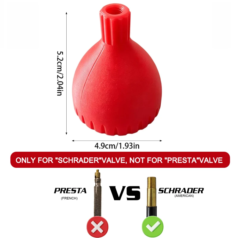 Tubeless Bike Tire Sealant Funnel, Easy Pour Bicycle Wheel Repair Inject Funnel MTB Road Bike Tyre Maintenance Tool