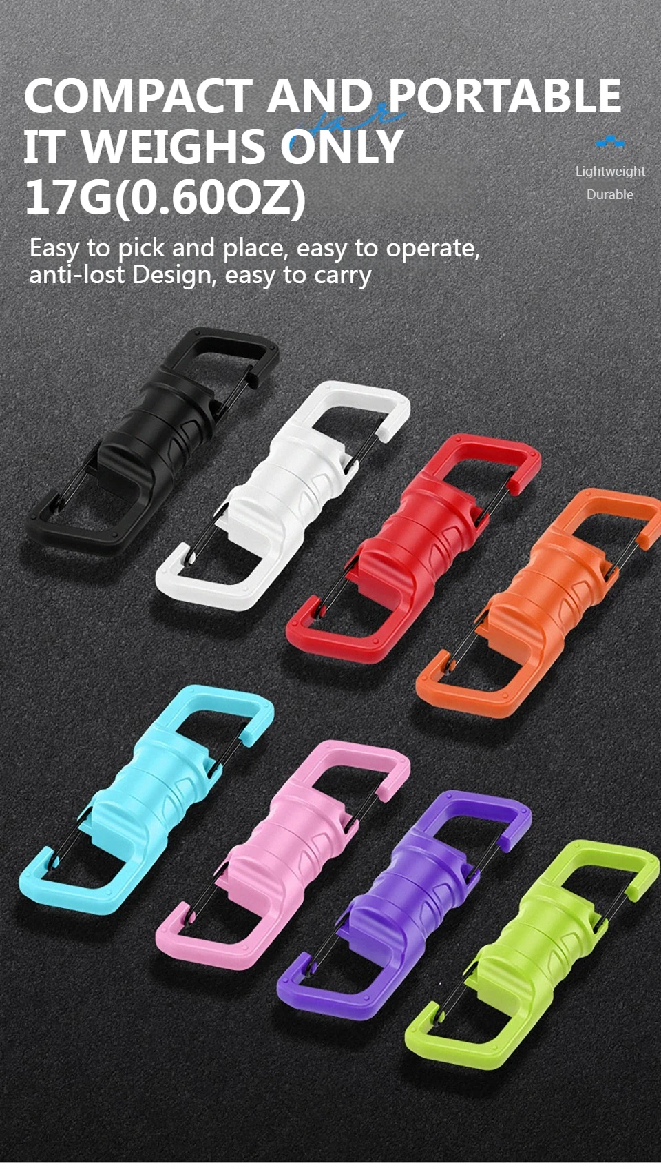WALK FISH 1Pcs Fishing Magnetic Buckle Mountain Buckle Multi-function Tool Fishing Hook Tools Magnetic Buckle Fishing Tackle