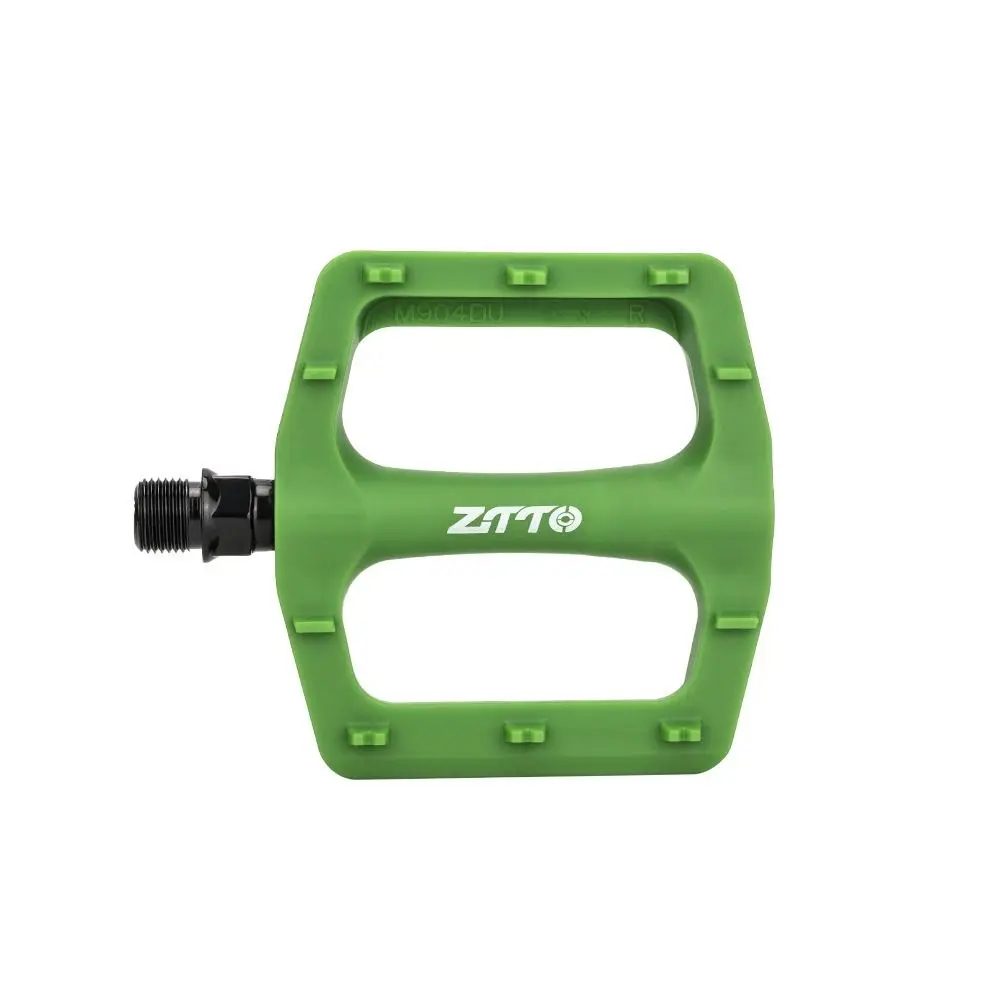 Nylon Bike Pedal Ultralight 9/16" Standard Spindle Cycling Pedal Sealed Bearings Anti-Slip Platform Pedal Enduro Riding