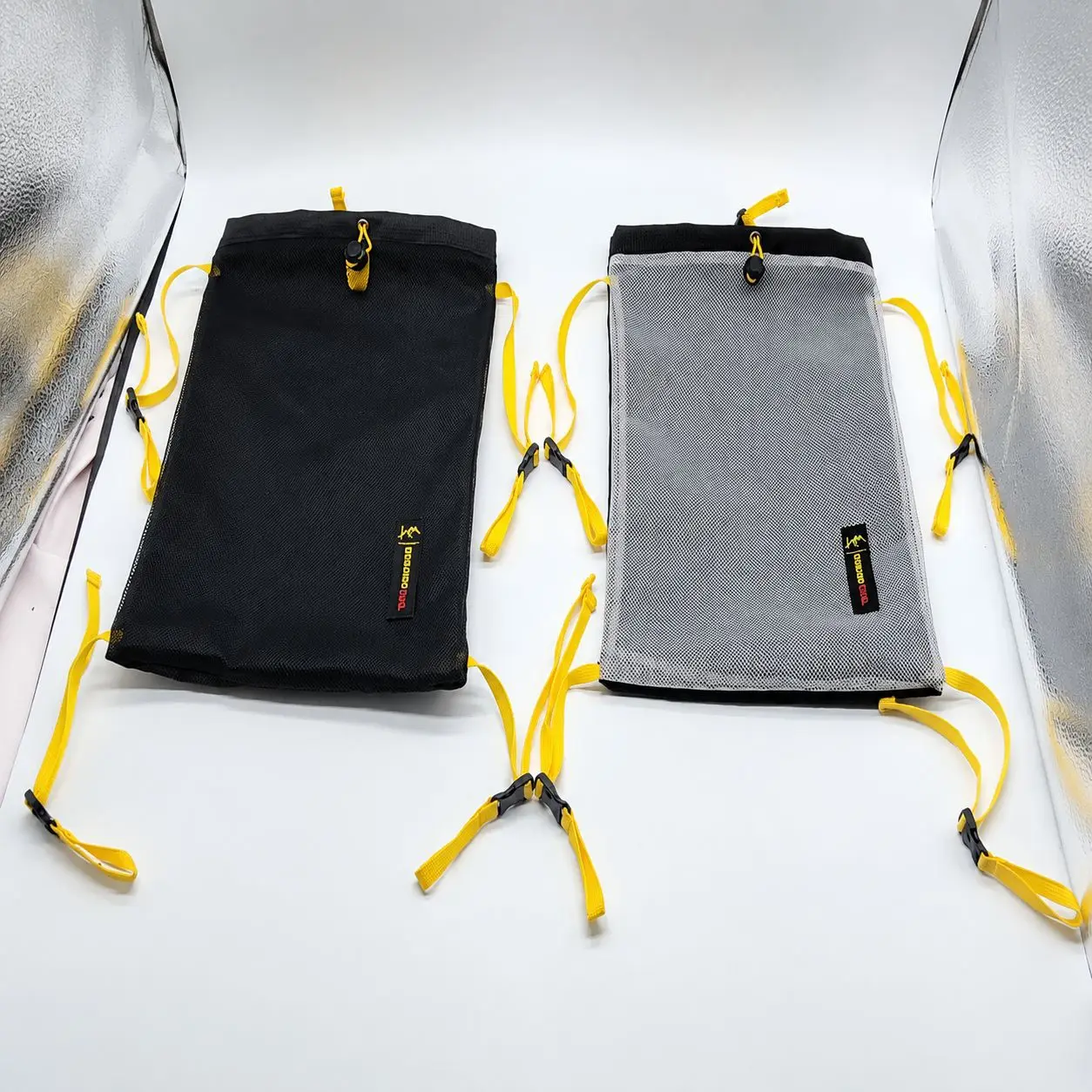 Detachable Backpack Mesh Pouch Multi-use External Expansion Pocket for Hiking Cycling Travel - Storage Bag Backpack Accessory