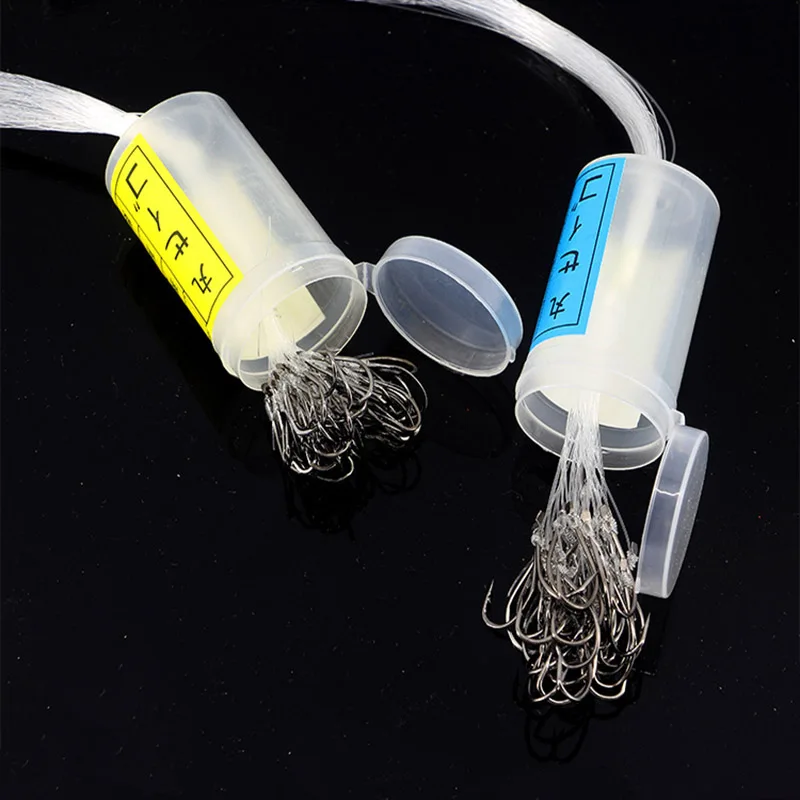 80/100pcs Bucket Hooks with Sharp Barbs and Durable Thread Binding, Suitable for Both Freshwater and Saltwater Fishing