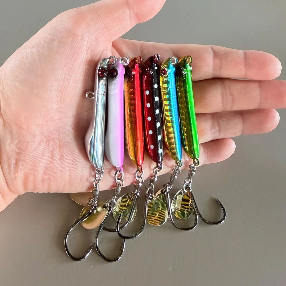10‑30g Fish Shape Slow Sinking Small Metal Jig Artificial Casting Jig Hard Fishing Bait Saltwater Freshwater Fishing Tackle