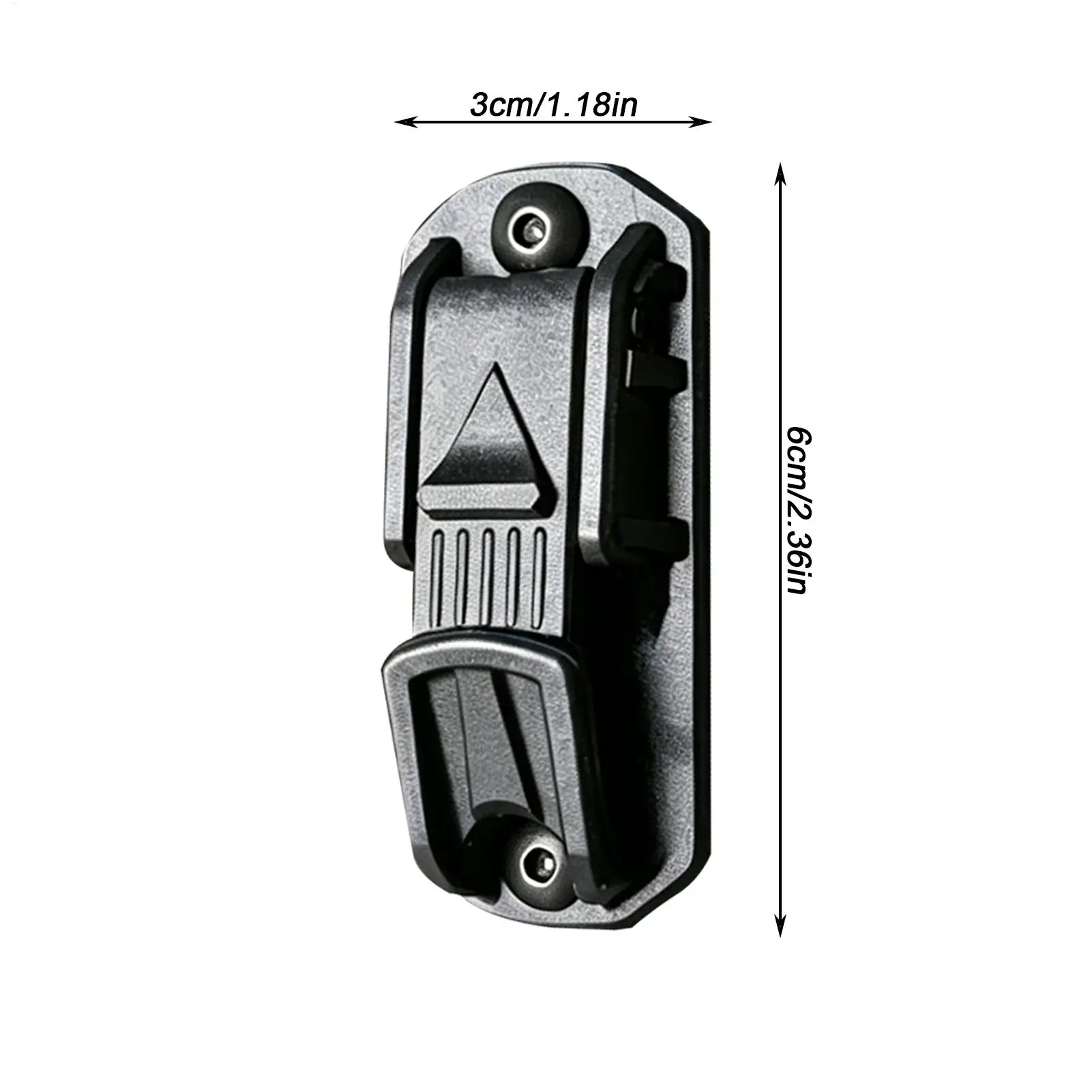 Heavy Duty Belt Clip Multifunctional Hook Key Holder Outdoor Survival Gear Climbing Camping Hiking Backpacking Accessory