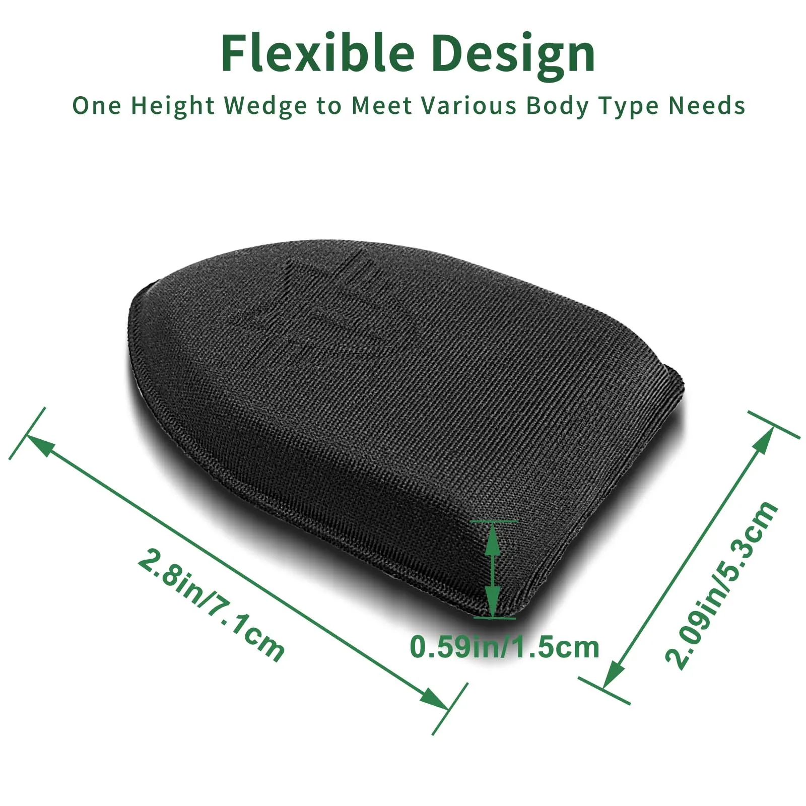 Heavy Duty Holster Wedge For Concealed Carry 1pc Adjustable Grip Reduction Anti Printing Memory Foam Pad Comfort