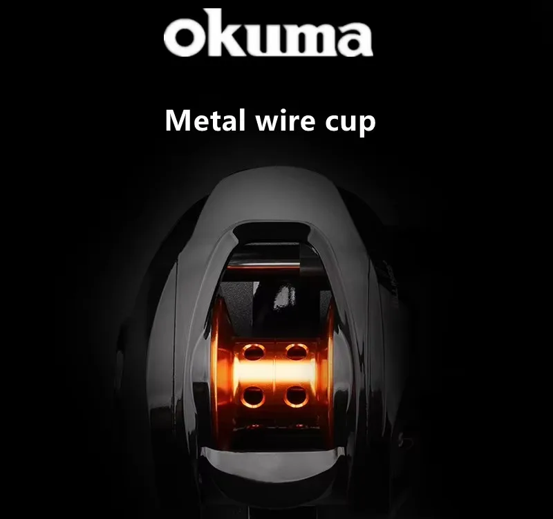OKUMA AS Fishing Reel 6.3:1 12KG Max Drag Reel Casting Reel Explosion Proof Line Salt Water Freshwater Fishing Wheel