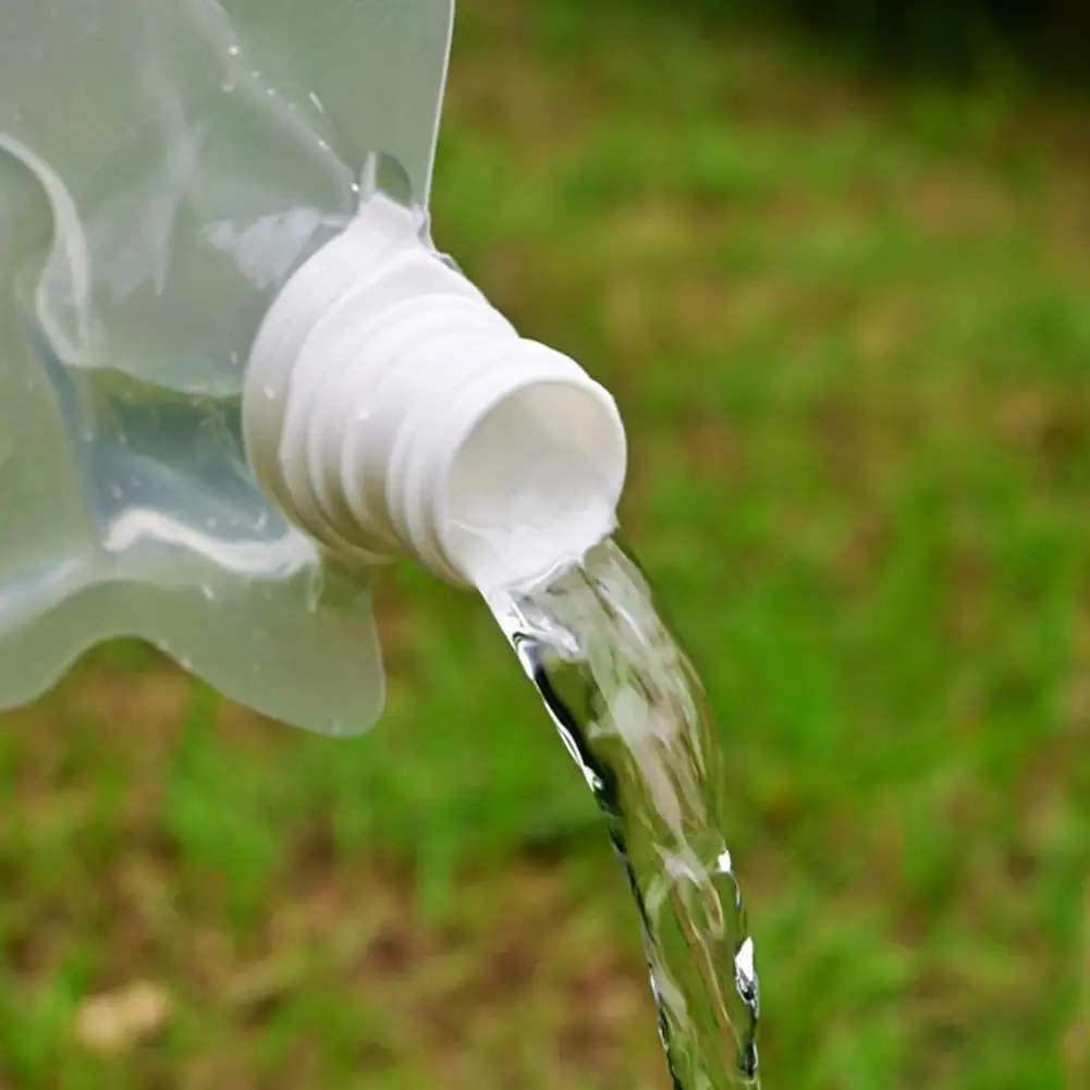 2L Water Bag Small Mouth Water Container for Cycling Climbing Outdoor Sports No Leakage Pouch for Survival Emergency Travel