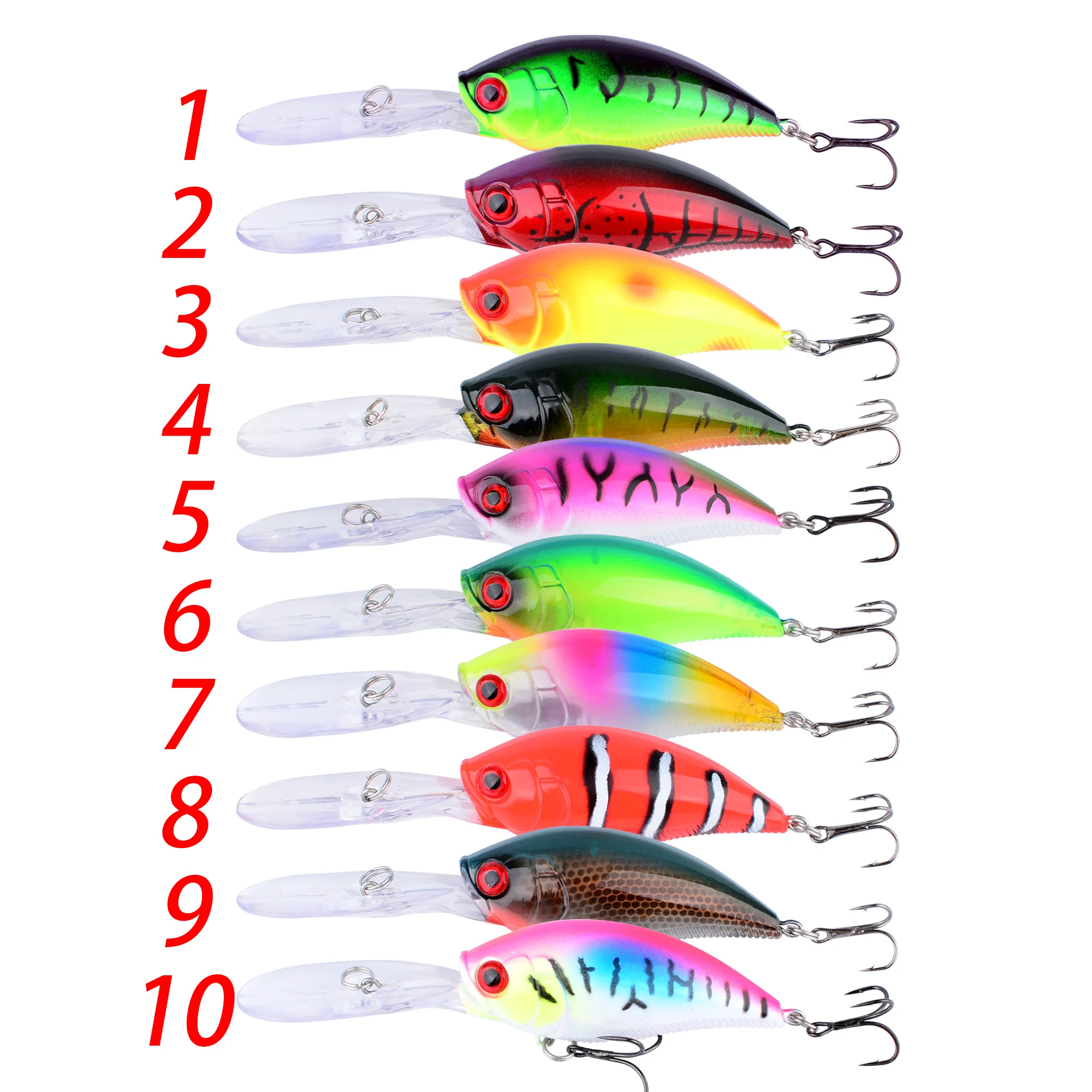 12cm 20g Crankbait leurre Fishing Lure Pike Carp Fishing Artificial Hard Bait Wobbler Crankbait Fishing Tackle fishing bait