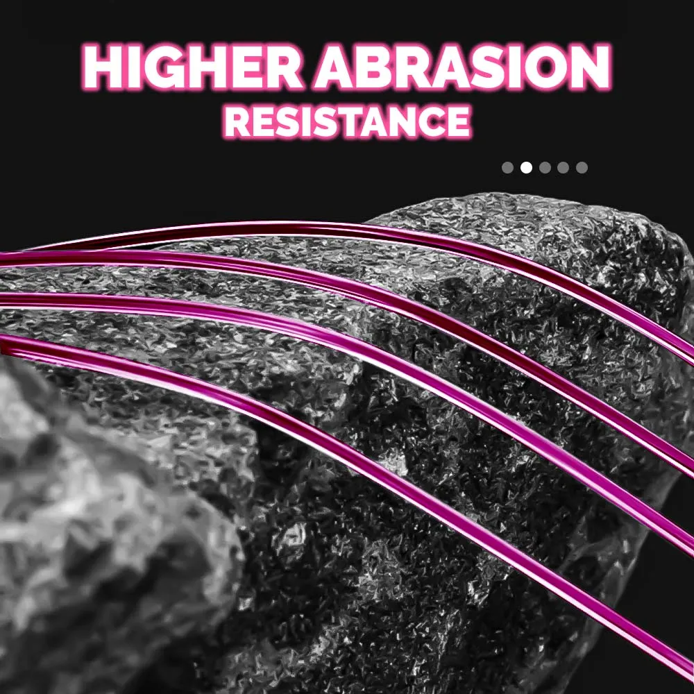 ZUKIBO Pink Fluorocarbon Coating Fishing Line 350M 200M Fluorocarbon Leader Monofilament Fishing Line Carp Fishing Sinking Line