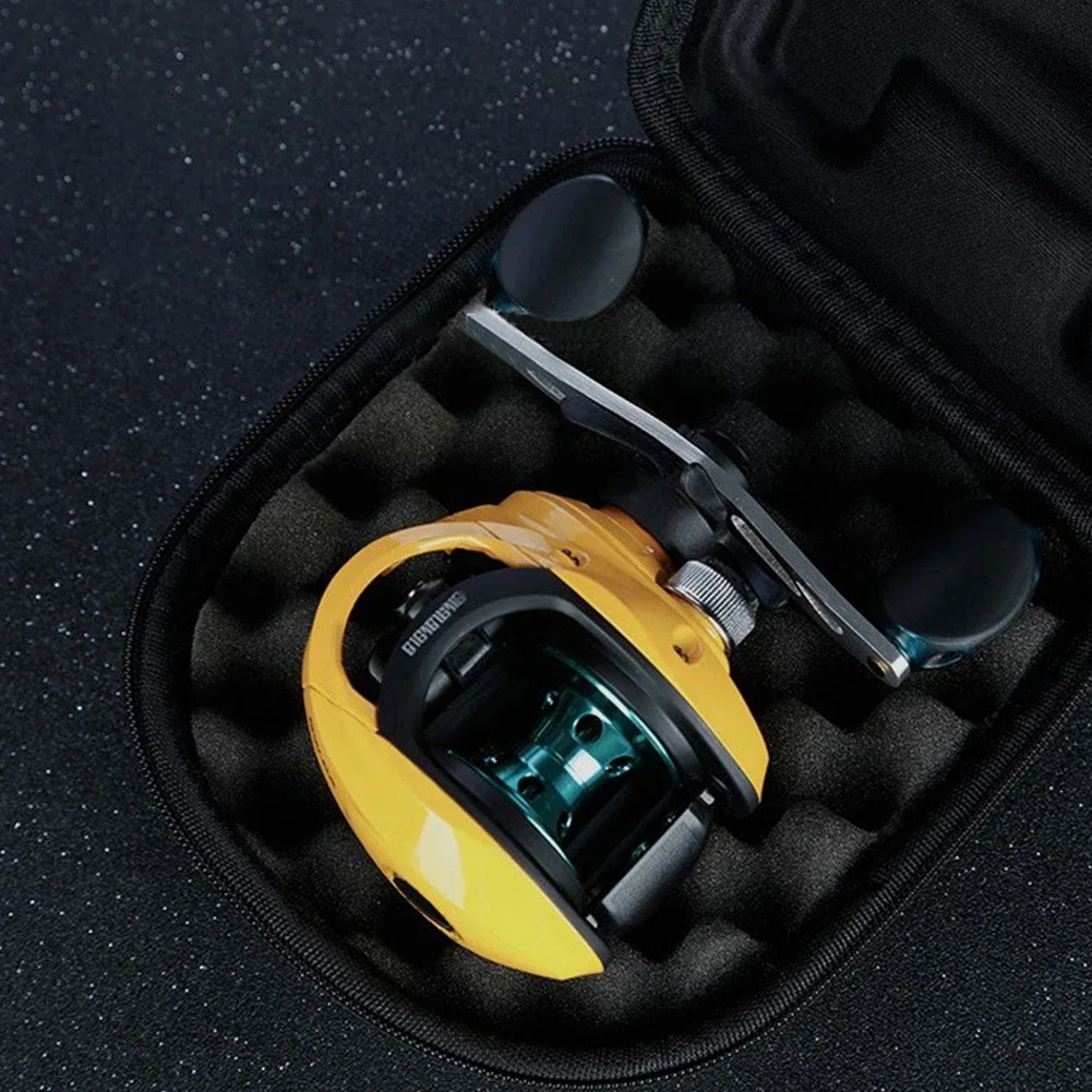 Portable Fishing Reel Bag Protective Case 16cm Waterproof Hard EVA Outdoor Cover Boxes For Baitcasting Wheel Pouch Tools Tackles