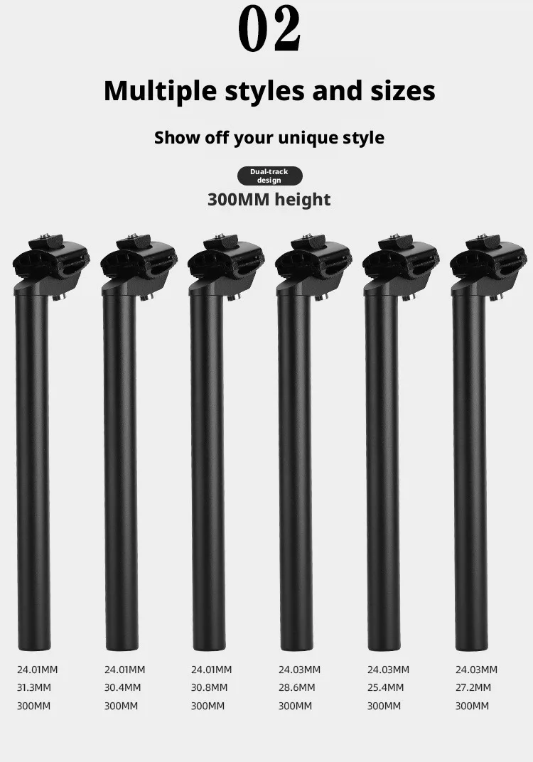 Abrazine Aluminum Alloy Bike Seatpost Bicycle Seat Post 25.4 27.2 28.6 30.4 31.6mm MTB Road Bike Saddle Tube Cycling Accessories