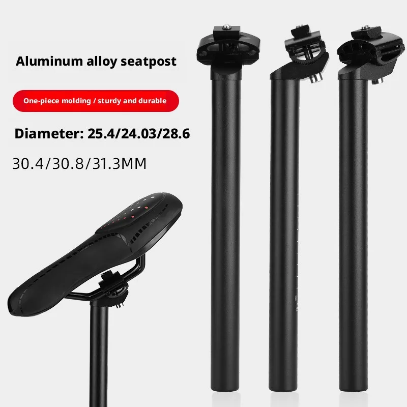 Abrazine Aluminum Alloy Bike Seatpost Bicycle Seat Post 25.4 27.2 28.6 30.4 31.6mm MTB Road Bike Saddle Tube Cycling Accessories