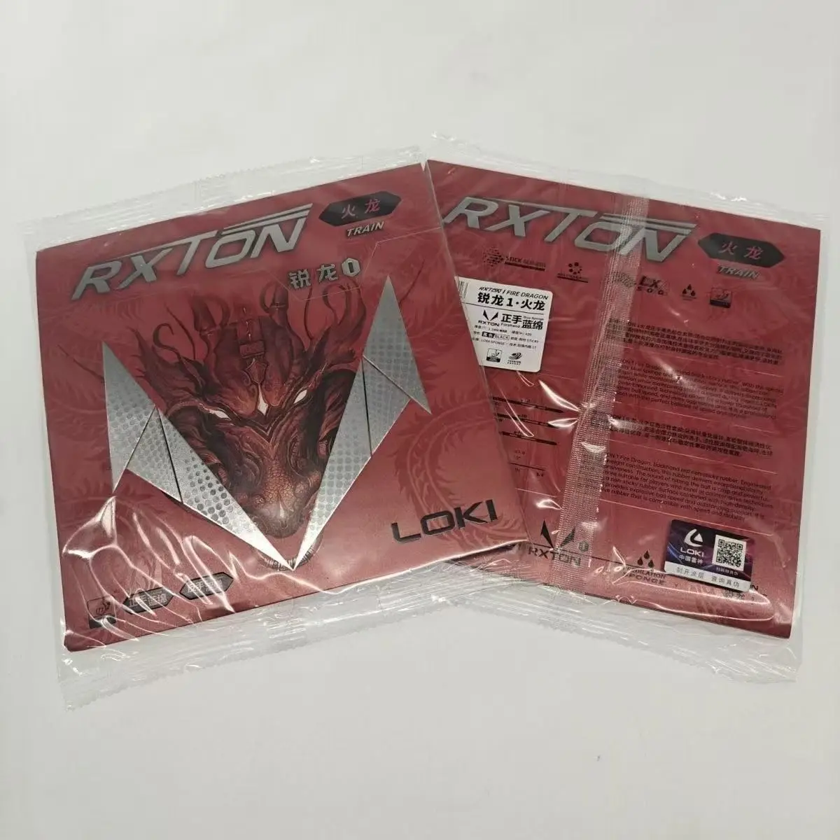 LOKI RXTON 1 FIRE DRAGON Table Tennis Racket Set Professional Ping Pong Paddle Powerful Attack Good Spin Speed Control