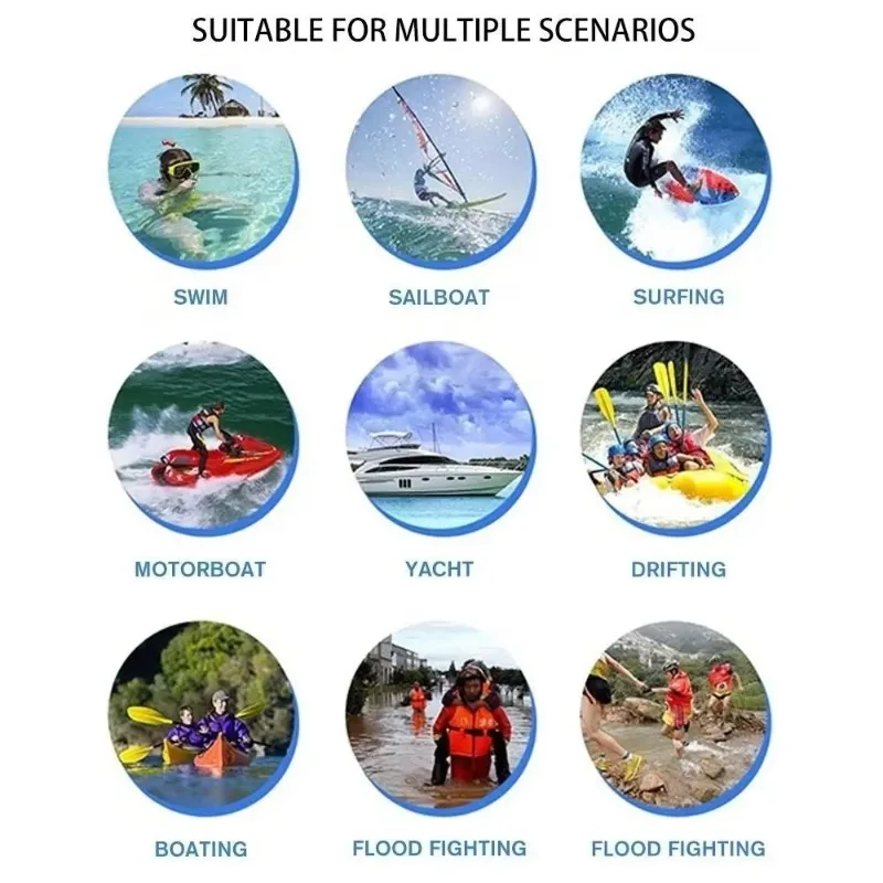 Life Jacket for Adults Children, Water Sports Safety Men Women Life Vests for Water Skiing Rafting Surfing Kayaking Lifeguard