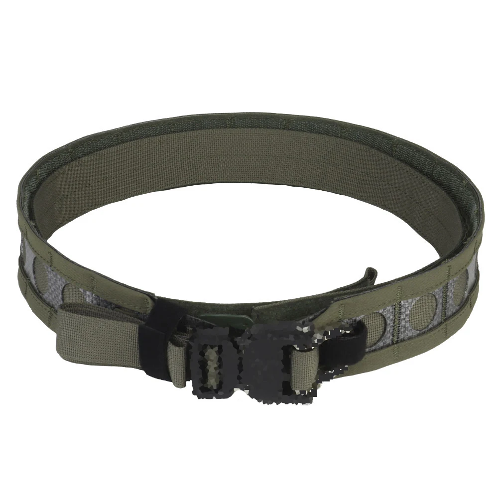 Tactical Belt Ferro Style Bison Battle Belt Ranger Green for Hunting Airsoft MOLLE Belts with Quick Release Buckle Lightweight