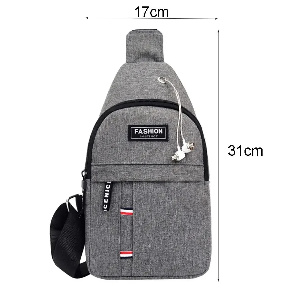 Men's Waterproof Large Capacity Fanny Pack Adjustable Strap Casual Crossbody Waist Bag For Outdoor Travel Running Hiking Cycling