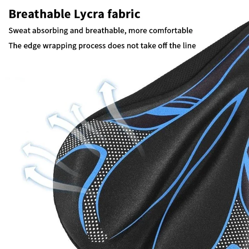 Bicycle seat cushion, saddle cover, men's and women's bicycle seat cushion, adjustable soft cushion bicycle seat cushion