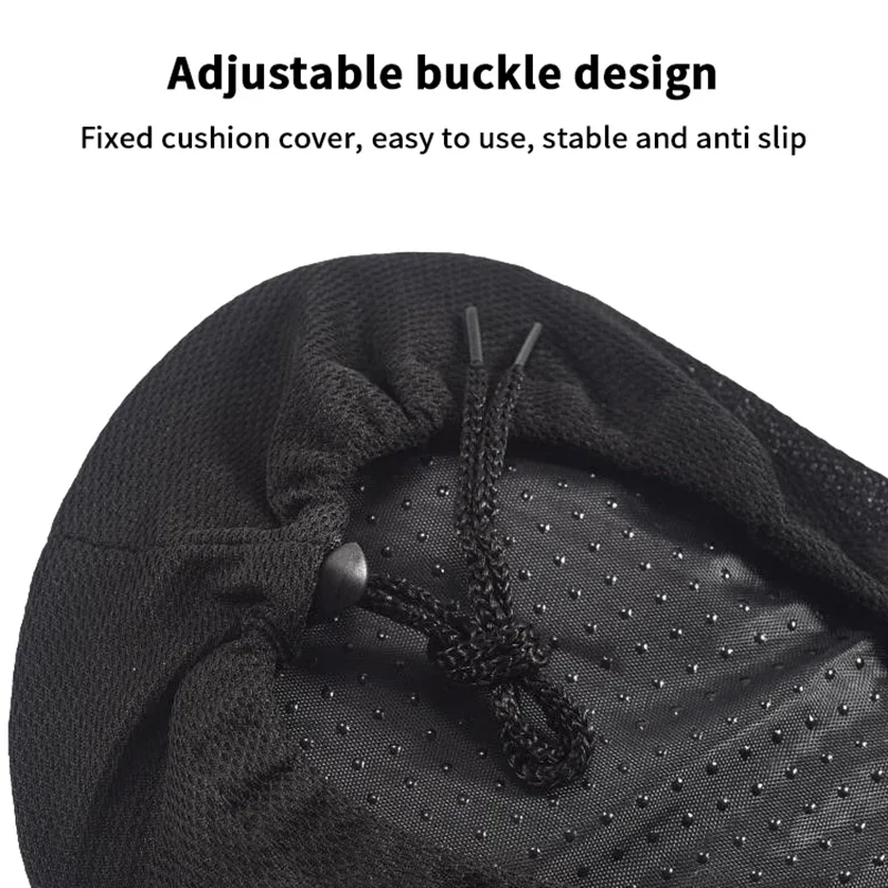 Bicycle seat cushion, saddle cover, men's and women's bicycle seat cushion, adjustable soft cushion bicycle seat cushion