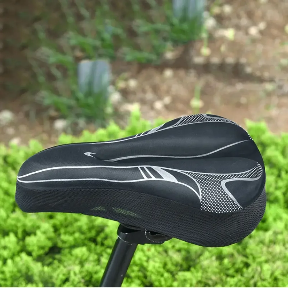 Bicycle seat cushion, saddle cover, men's and women's bicycle seat cushion, adjustable soft cushion bicycle seat cushion