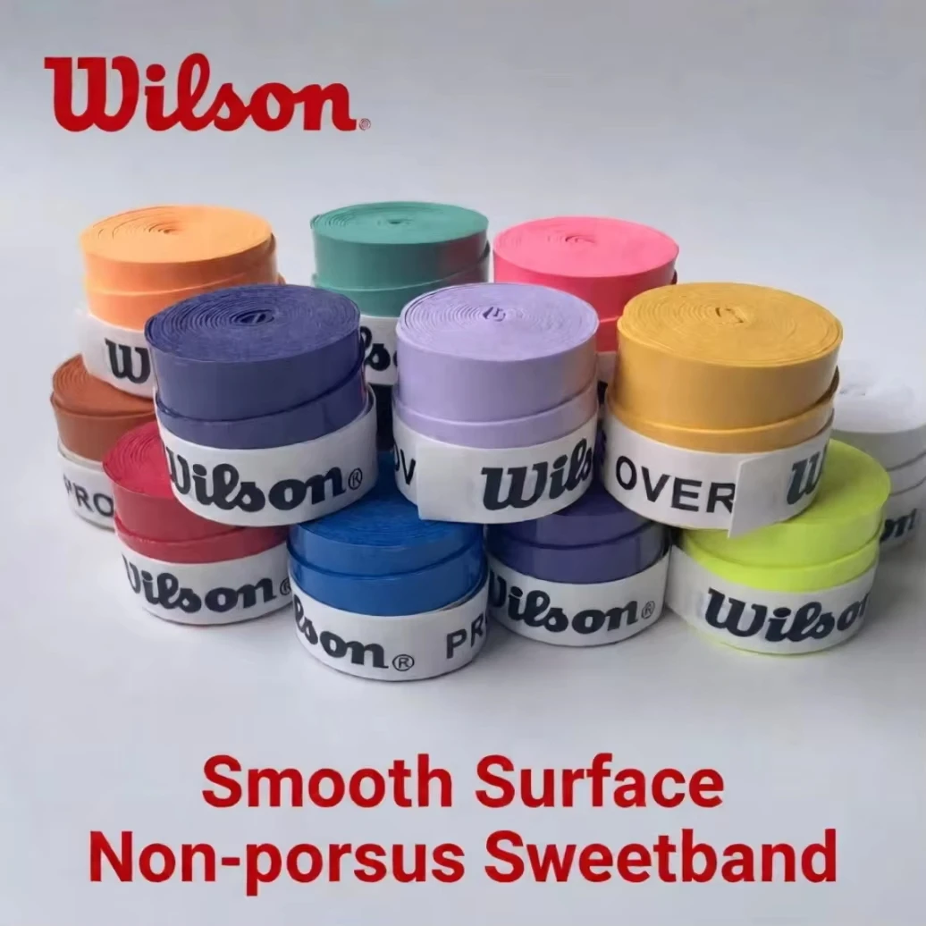30pc Wilson Tennis Overgrip Padel Racket Single Grip Tape Anti Slip Outdoor Training Replacement Sweatband Badminton Accessories