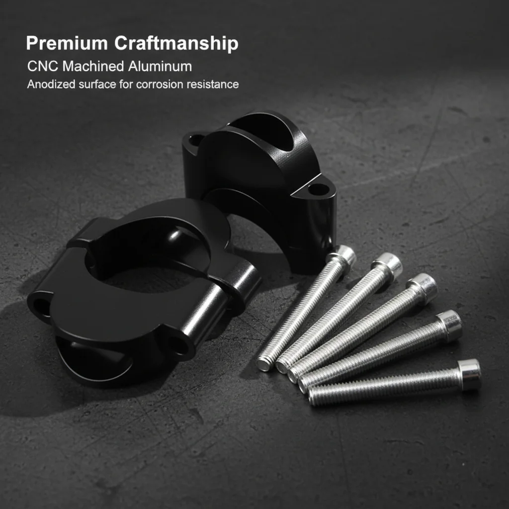 Aluminum Alloy TT Aerobar Riser Spacer for 31.8mm Handlebar – Triathlon Road Bike Extension Kit (Modular 10mm/20mm Stackable