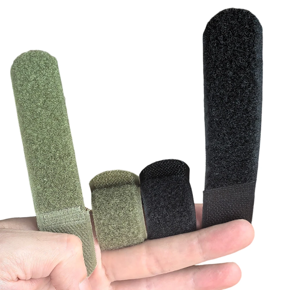 20Pcs 12cm Tactical Fastening Binding Strap Hook & Loop Reusable Strap Molle Nylon Straps for Outdoor Bag Clothes Shoes Backpack