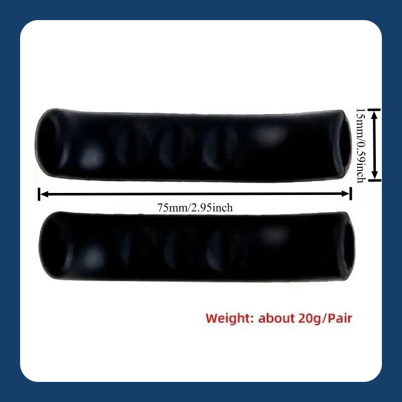 1/2PC Thickened silicone material bicycle brake handle protective cover, mountain bike anti-skid cover and bicycle accessories