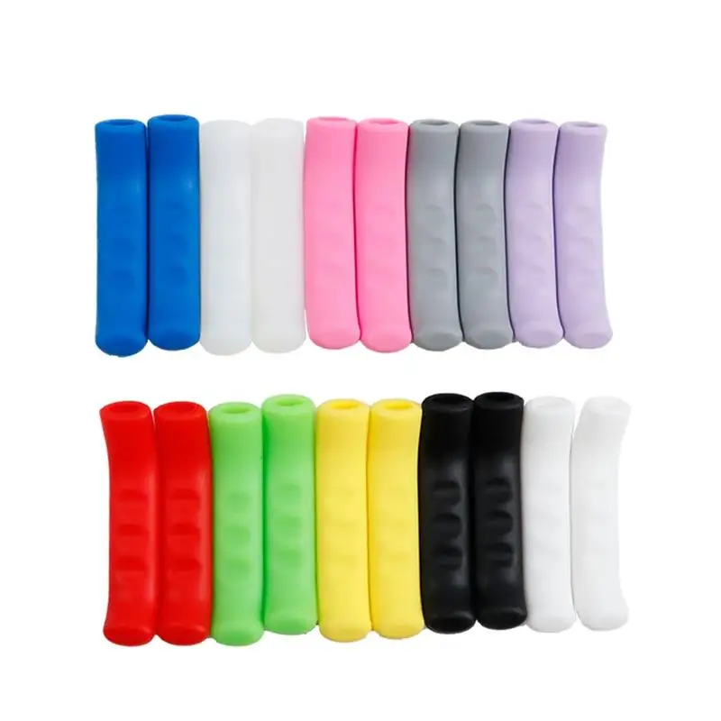 1/2PC Thickened silicone material bicycle brake handle protective cover, mountain bike anti-skid cover and bicycle accessories