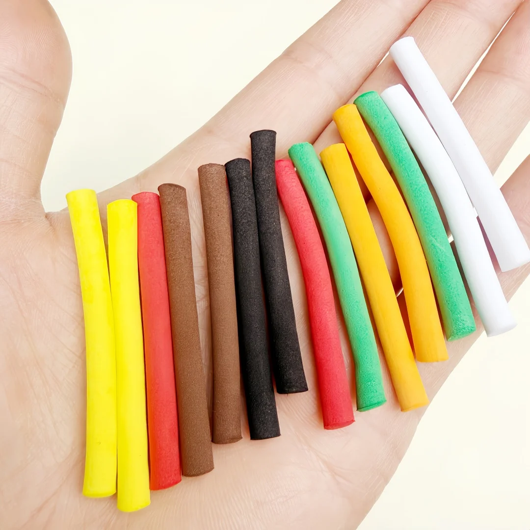 14pcs Buoyancy Fishing Foam Stick Carp Fishing Pop Up Zig Rig Foam Sticks Fly Tying Material for Parachute Dry Fly