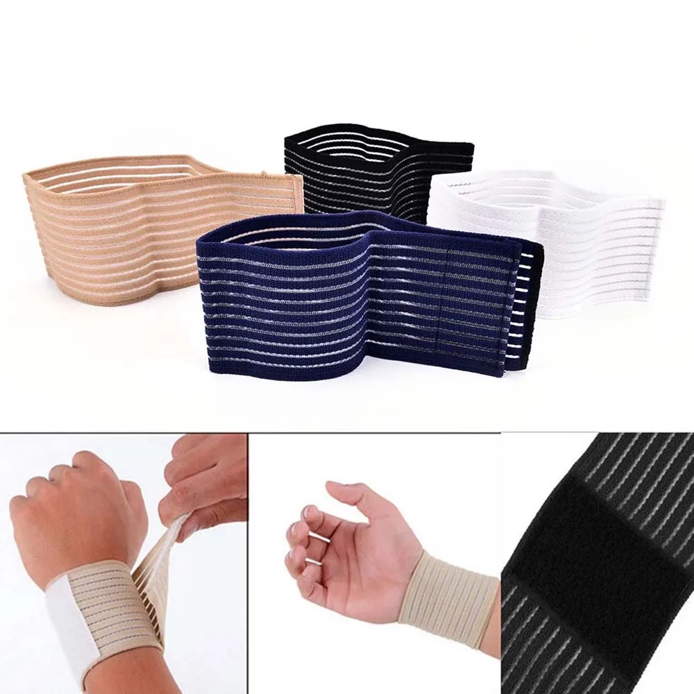 1PC 40~180cm High Elasticity Compression Bandage Sports Kinesiology Tape for Ankle Wrist Knee Calf Thigh Wraps Support Protector