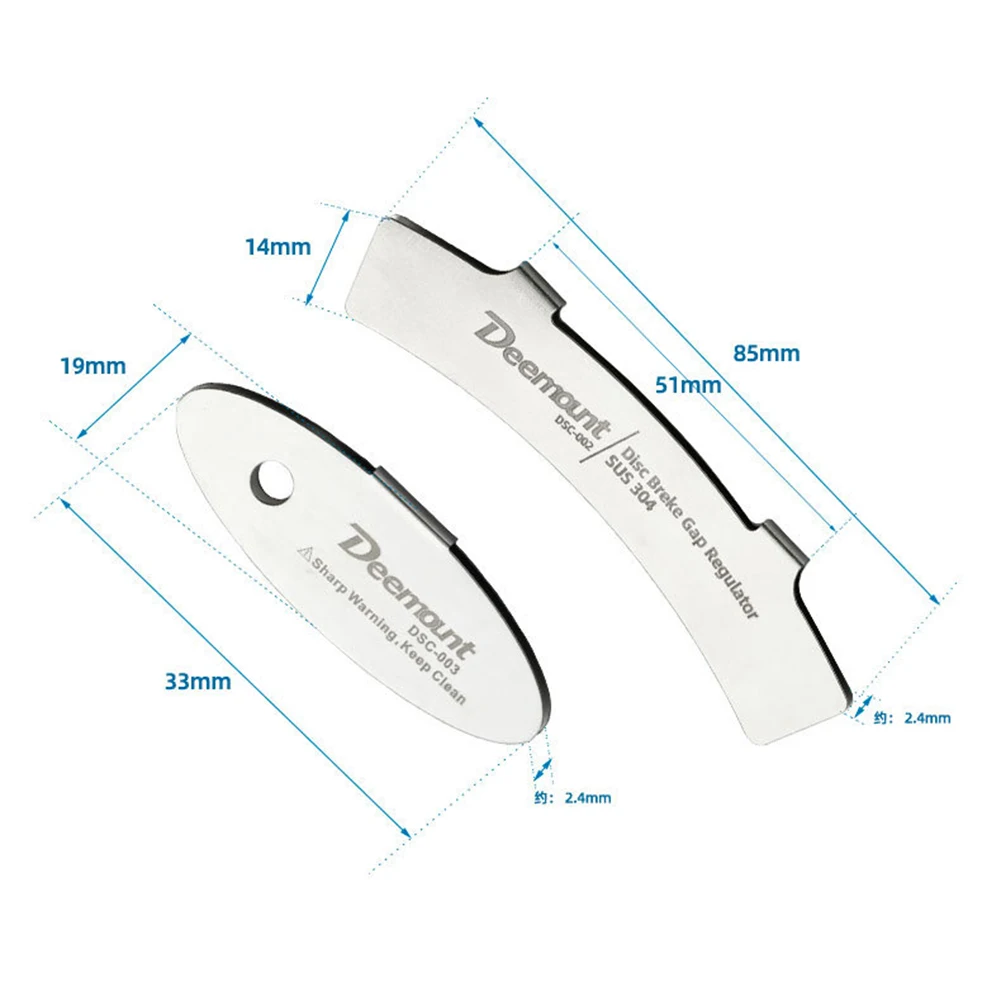 Bicycle Disc Brake Pad Adjustment Alignment Tool Plate Brake Rotor Adjustment Bicycle Brake Adjustment Pad Cycling Repair Tool