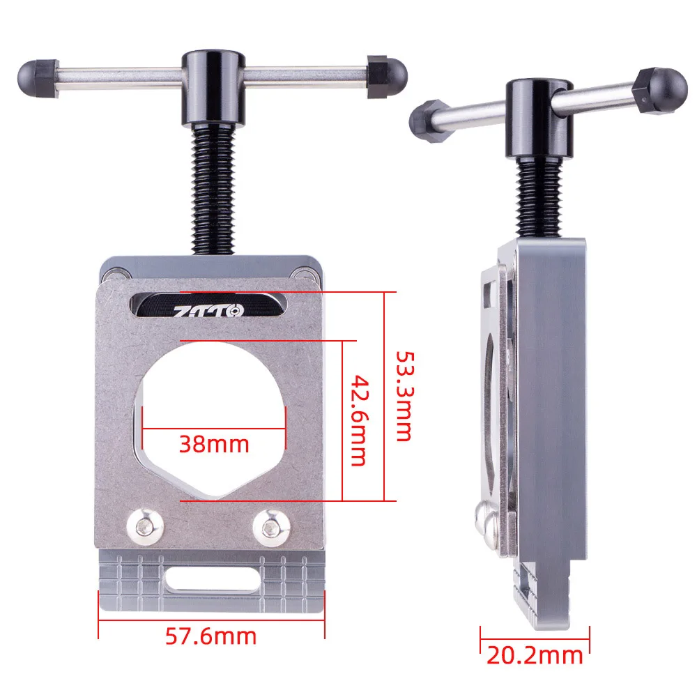 ZTTO Bicycle Carbon Fiber Tube Cutting Saw Guide Tool Bike Fork Steerer Bar Seatpost Handlebar Cutter Mount For 22.2mm 28.6mm