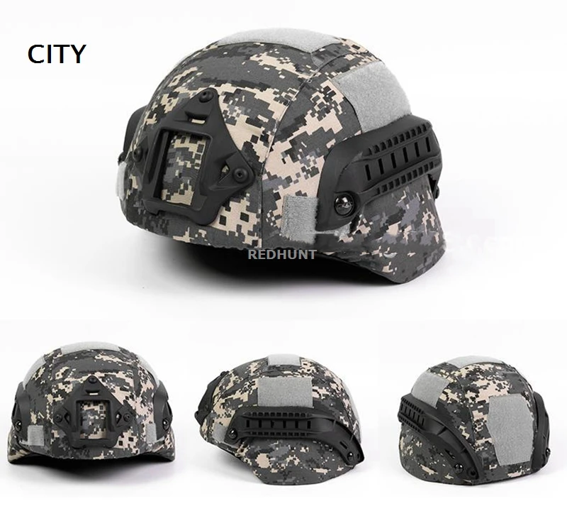 MICH2000 Helmet Cover Outdoor Sports Airsoft Gear Helmet Accessory Tactical Camouflage Cloth Helmet Cover for MICHHelmet