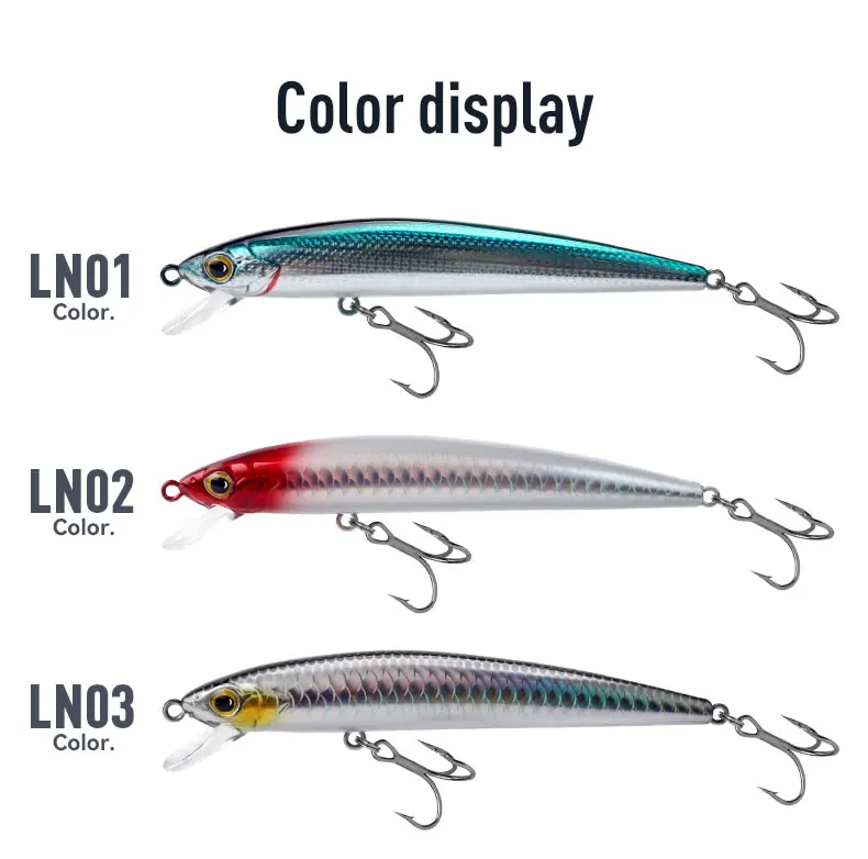KINGDOM SP Shadow Fishing Lures 6.5g 9g 14g 14.2g Suspending Minnow Wobbler Crank Baits Artificial Sea Bass Pike Fishing Tackle