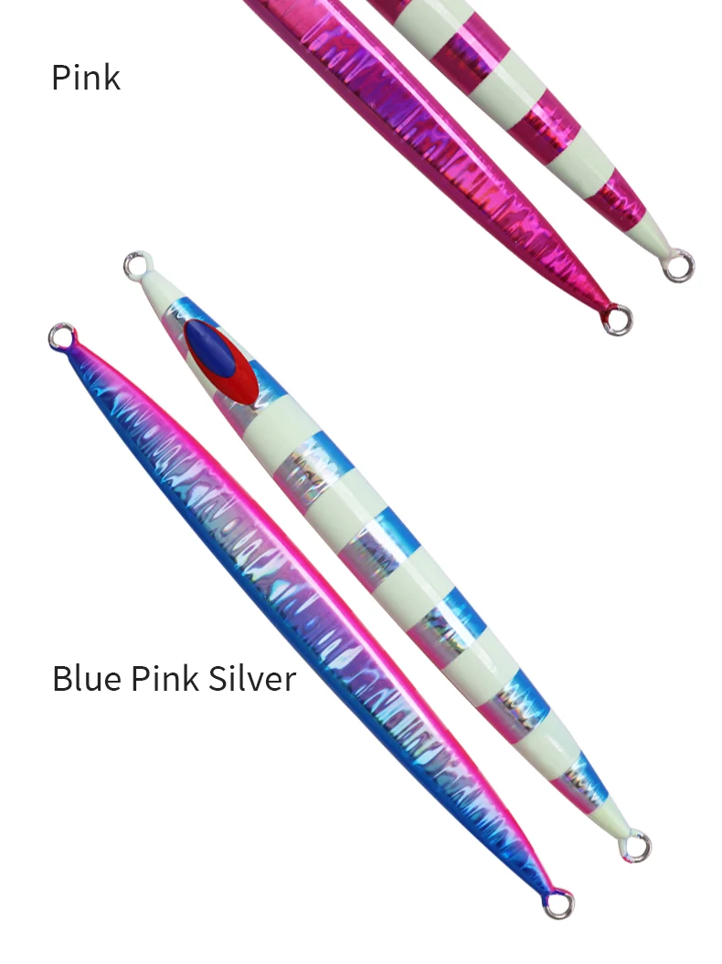 ZYZHE Sea Fishing JiG Lure 80-300G Pencil Bait Big Gram Heavy Striped Artificial Hard Bait Deep Sea Boat Fishing Fakebait Tackle