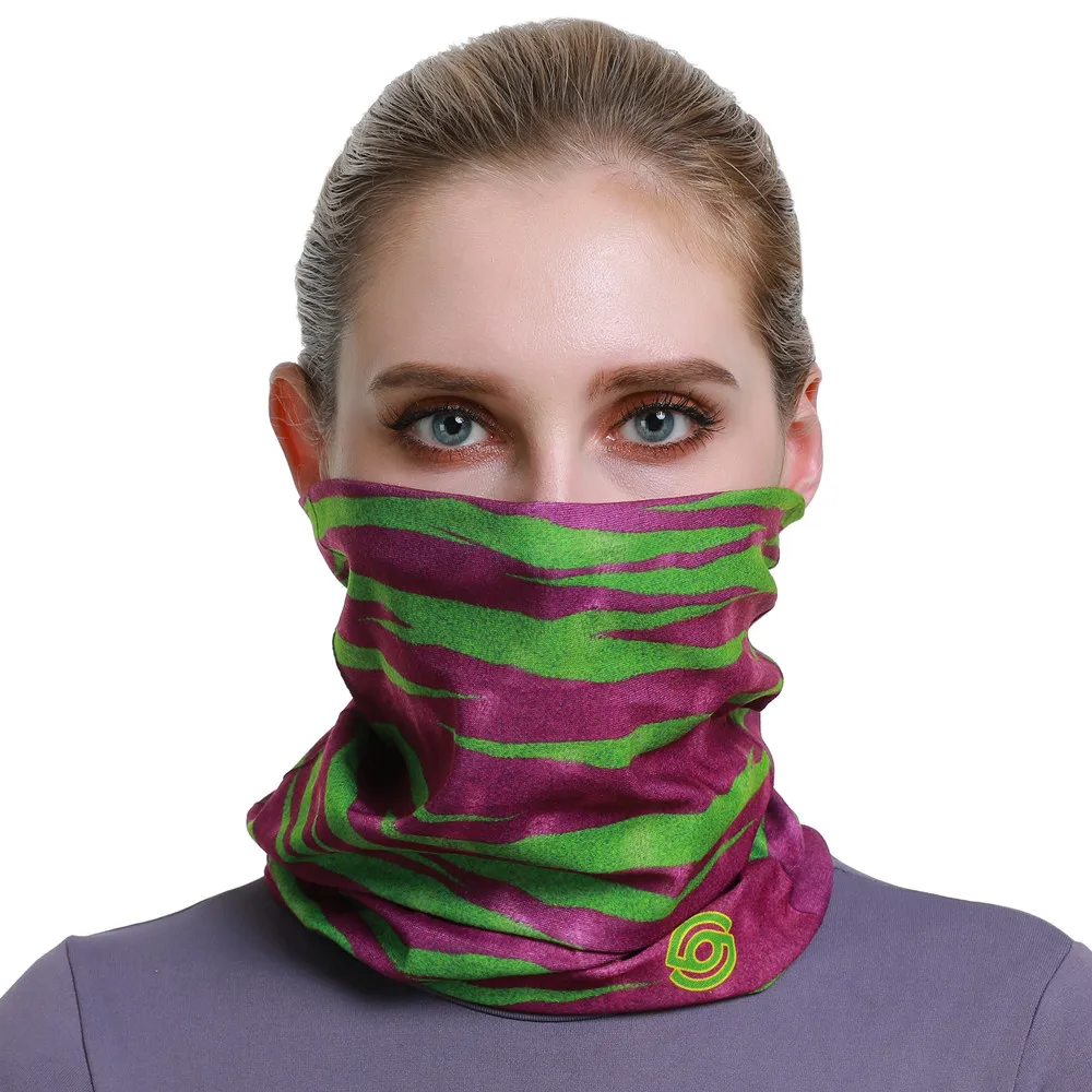 Tubular Seamless Bandanas Unisex Striped Head Scarf For Woman Man Tactical Face Masks Cycling Headband Balaclava Male Headsacrf