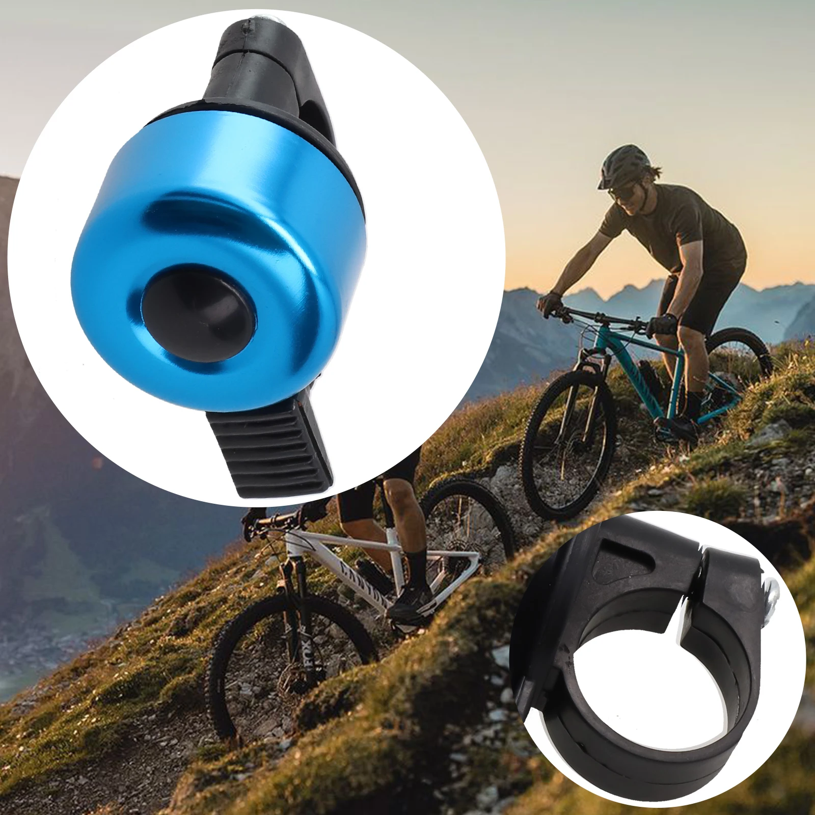 Cute Small Bicycle Bell Aluminum Alloy MTB Bike Safety Warning Alarm Cycling Handlebar Bell Ring Bicycle Horn Cycling Accessorie
