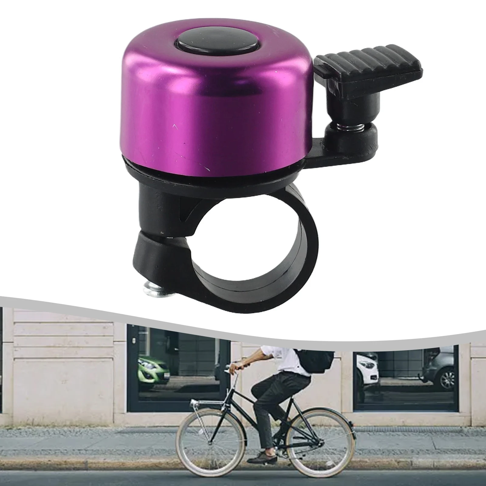 Cute Small Bicycle Bell Aluminum Alloy MTB Bike Safety Warning Alarm Cycling Handlebar Bell Ring Bicycle Horn Cycling Accessorie