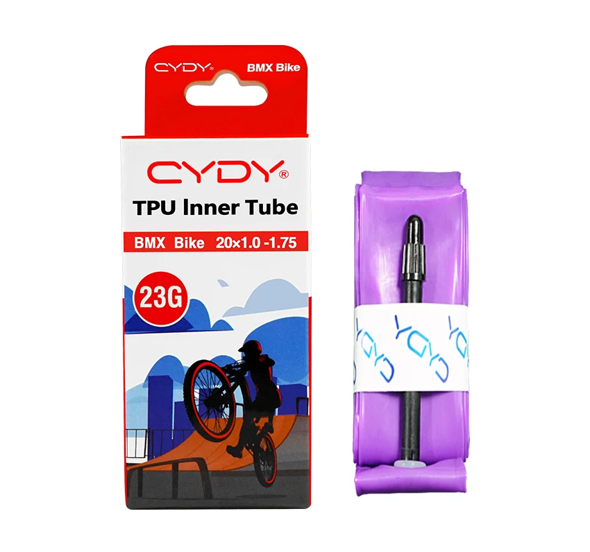 23g CYDY TPU Bike Inner Tube Camera 20' 406 20x1.0 1-1/8 1-1/4 1.25 1.35 1-3/8 1.5 1.75 Pneu Valve 45/65mm BMX Bicycle Tire Tyre