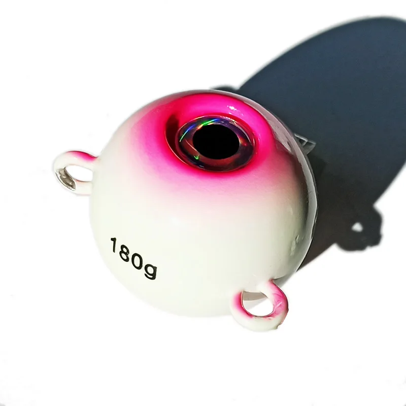 1pc 30g 50g 80g 100g 120g 150g 180g Luminous Inchiku Jigging Lures 3D Eyes Lead Jig Head Glow Metal Jigs Lure Boat Fishing Baits