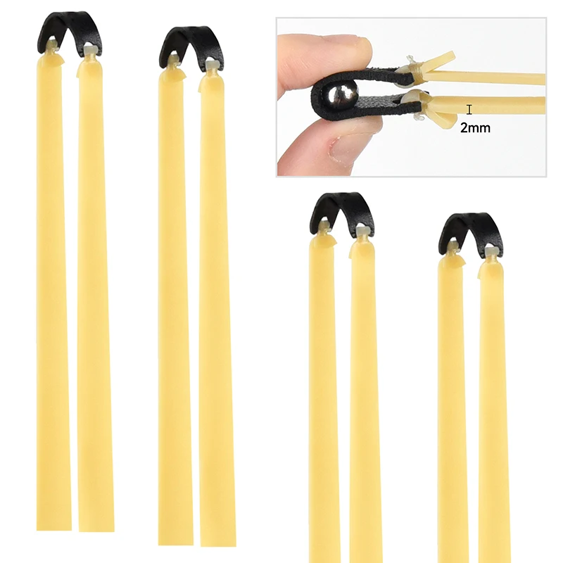 1.5/2.0MM Thick Slingsshots Rubber Band with High Tensile Strength and Elastic Latex Catapult Rubber Band Hunting Accessories
