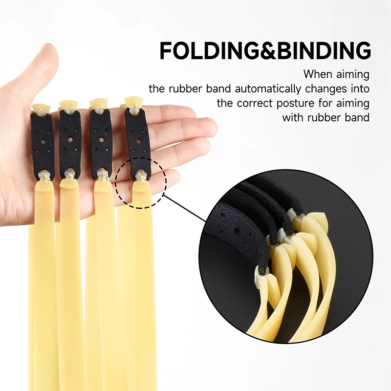 1.5/2.0MM Thick Slingsshots Rubber Band with High Tensile Strength and Elastic Latex Catapult Rubber Band Hunting Accessories