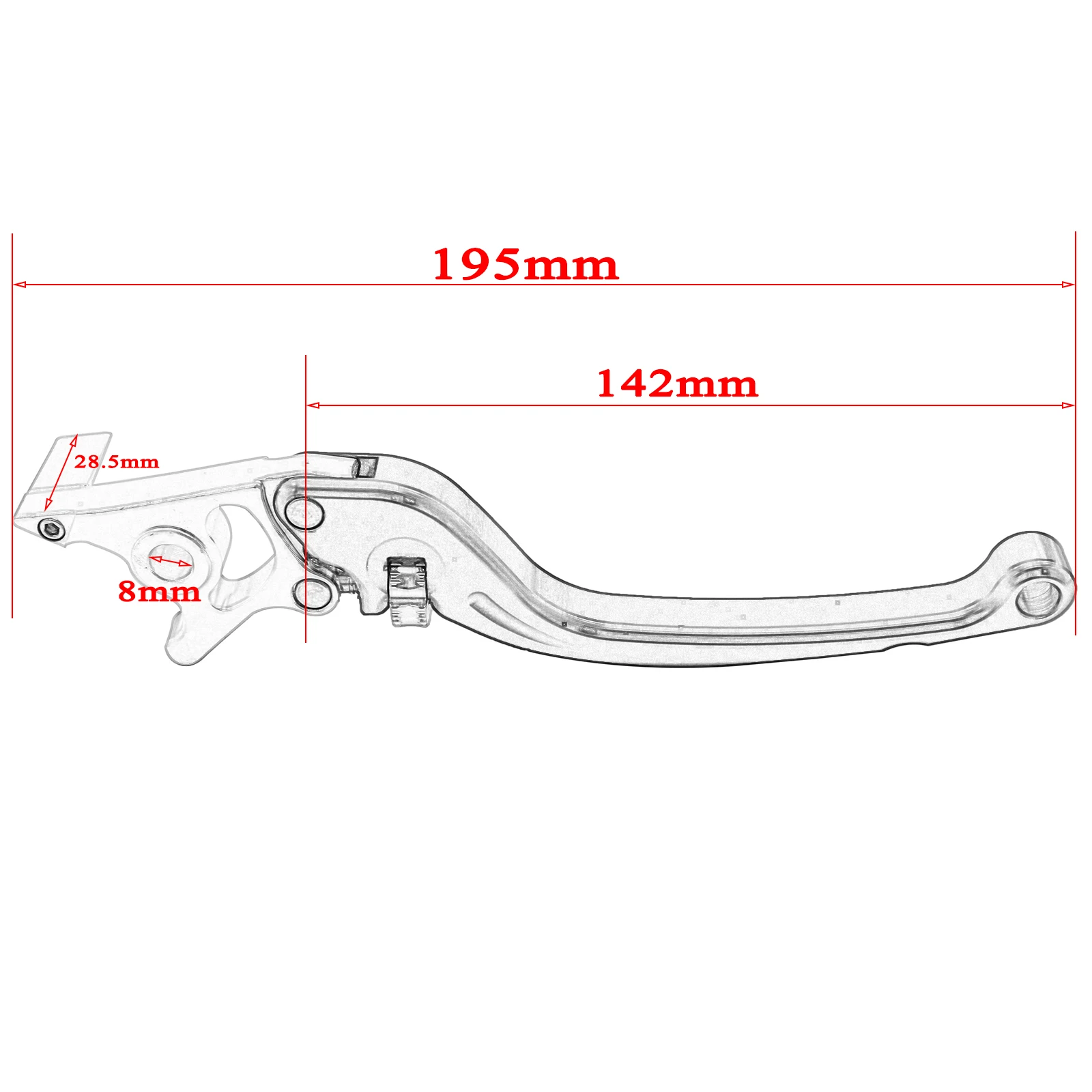 Electric Car CNC Aluminum Handbrake Brake Left and Right Brake Handle For Citycoco Three Roun Electric Scooter Scooter Universal
